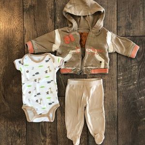 Guess & Carter’s 3 Piece Hoodie Outfit